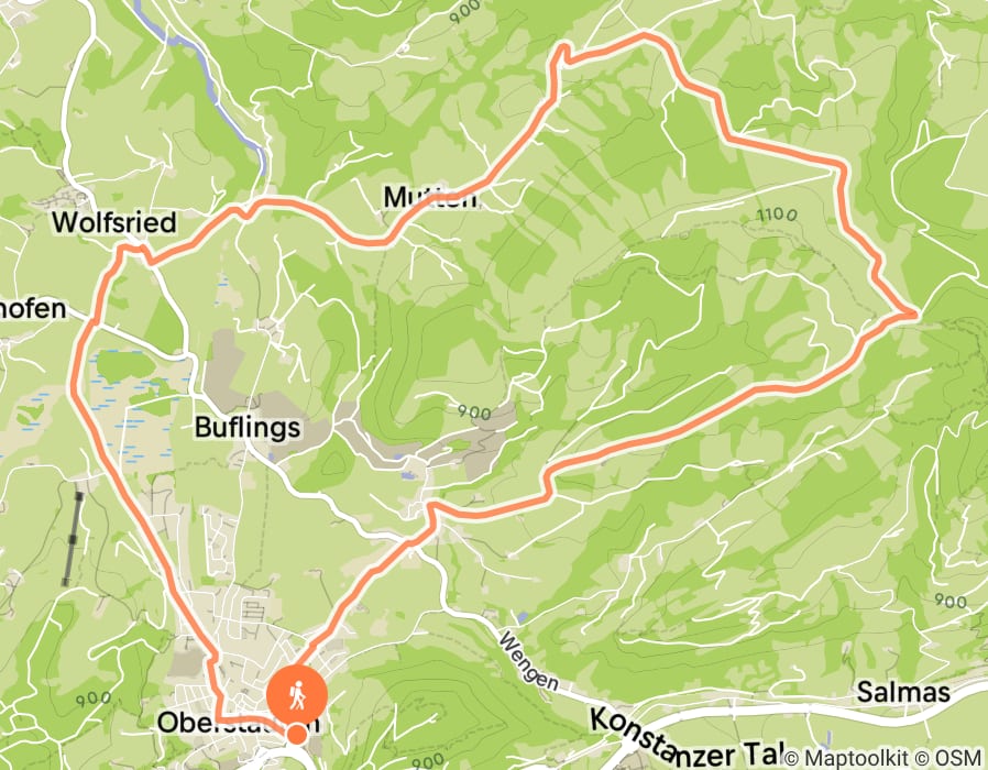 Karte der Tour