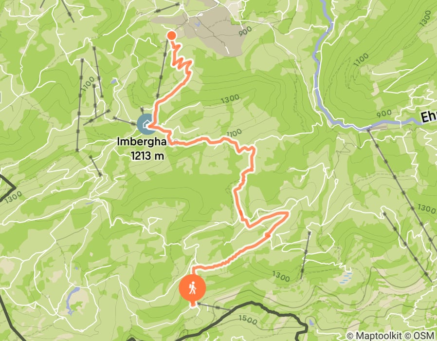 Karte der Tour