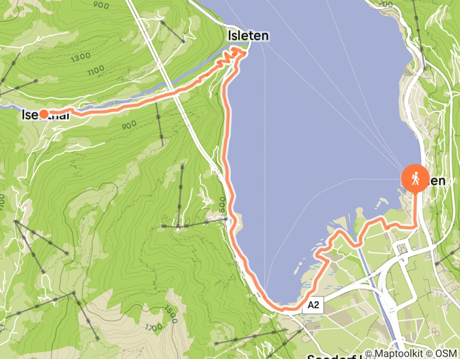Karte der Tour