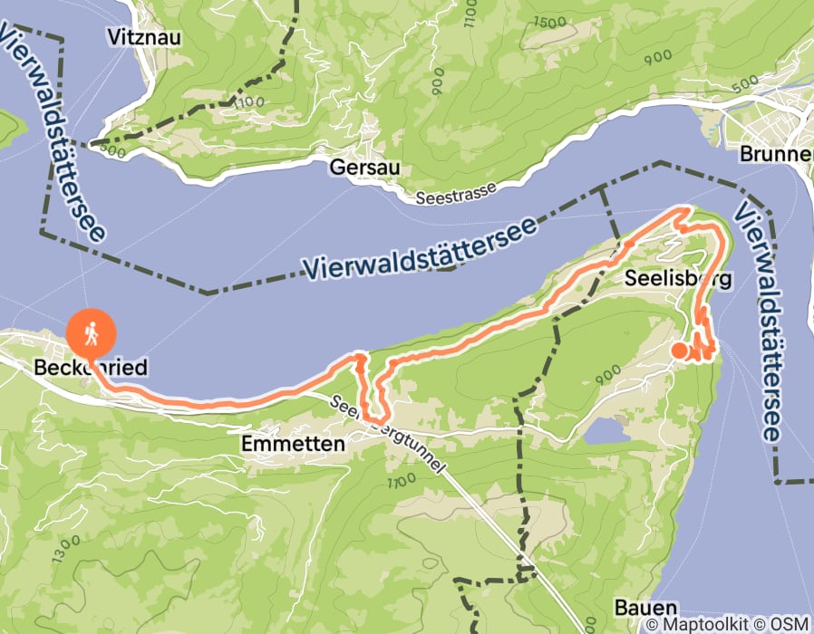 Karte der Tour