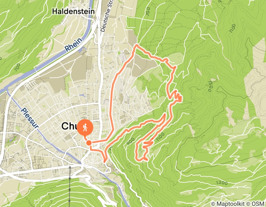 Karte der Tour