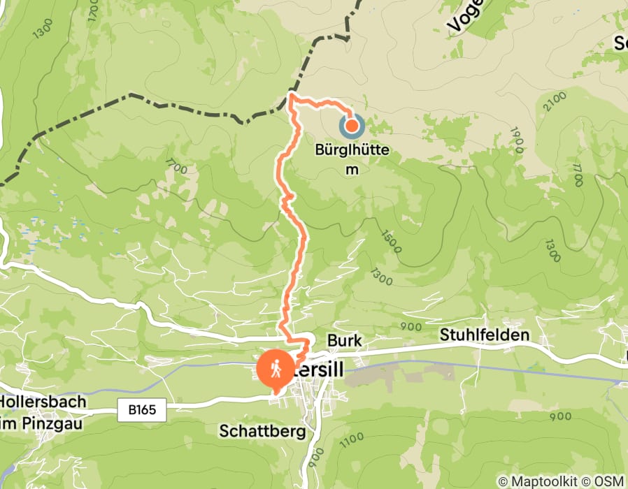 Karte der Tour