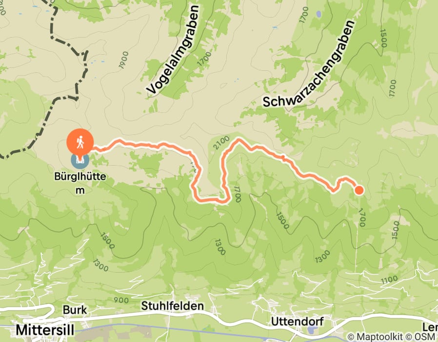 Karte der Tour