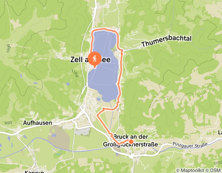 Karte der Tour