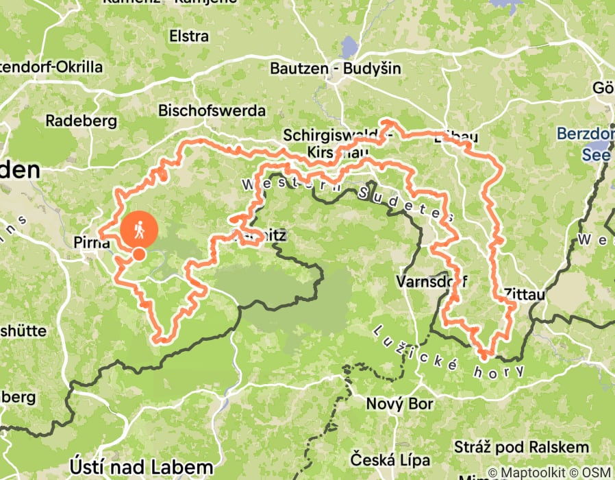 Karte der Tour