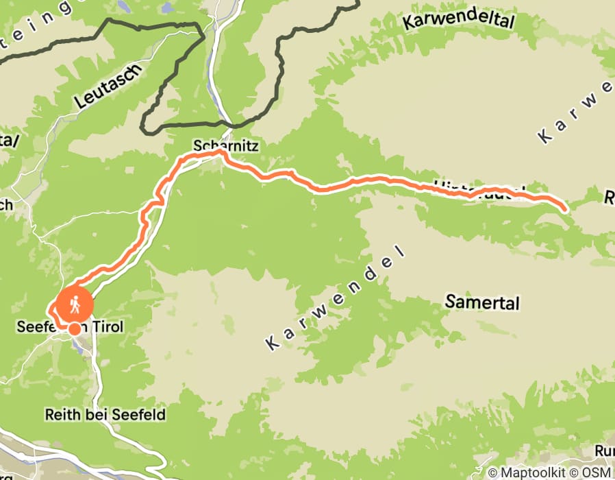 Karte der Tour