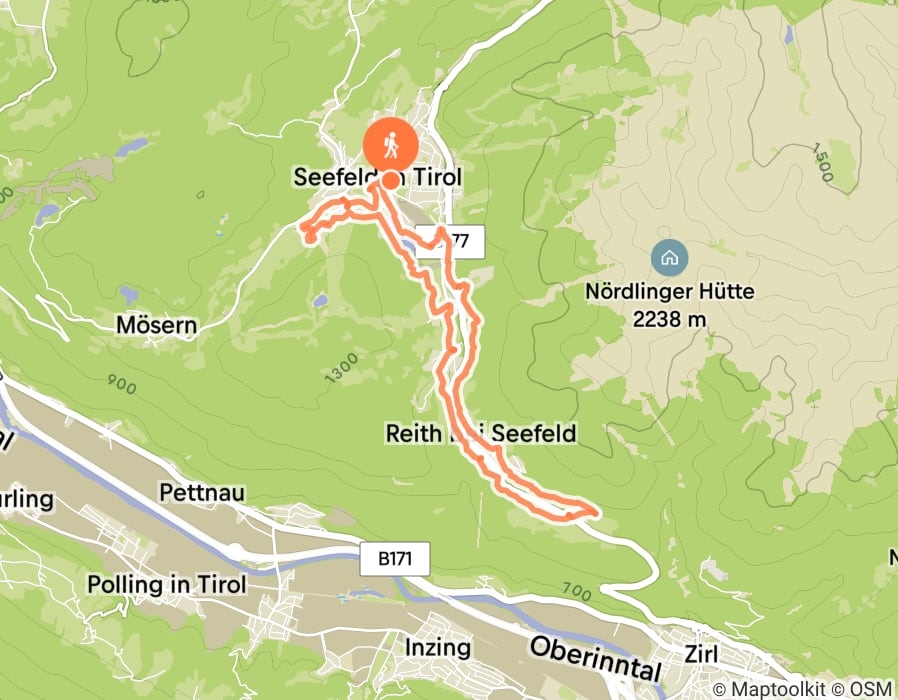 Karte der Tour