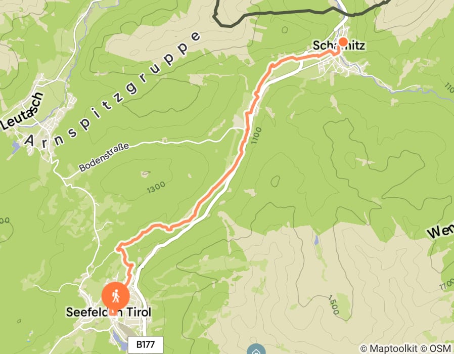 Karte der Tour