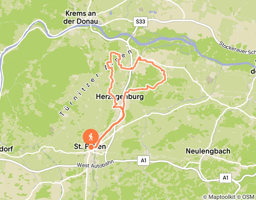 Karte der Tour