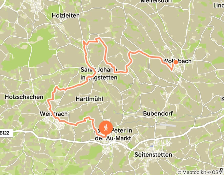 Karte der Tour