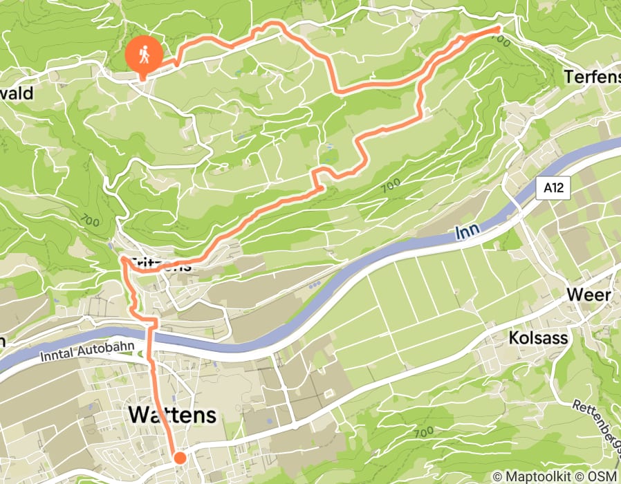 Karte der Tour
