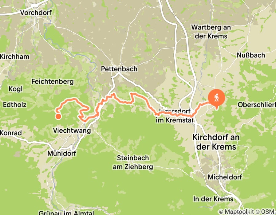 Karte der Tour