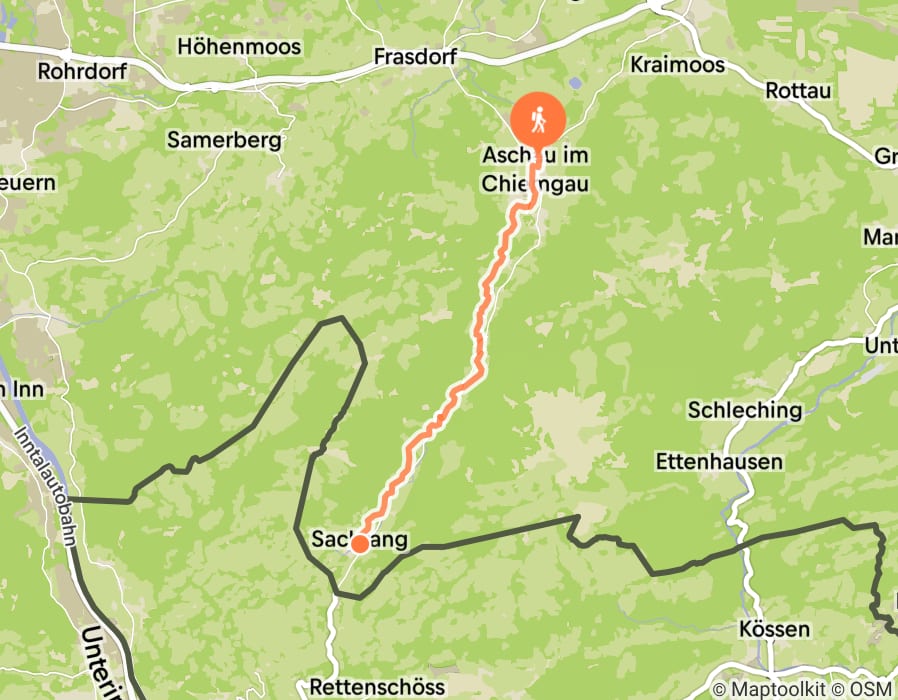 Karte der Tour