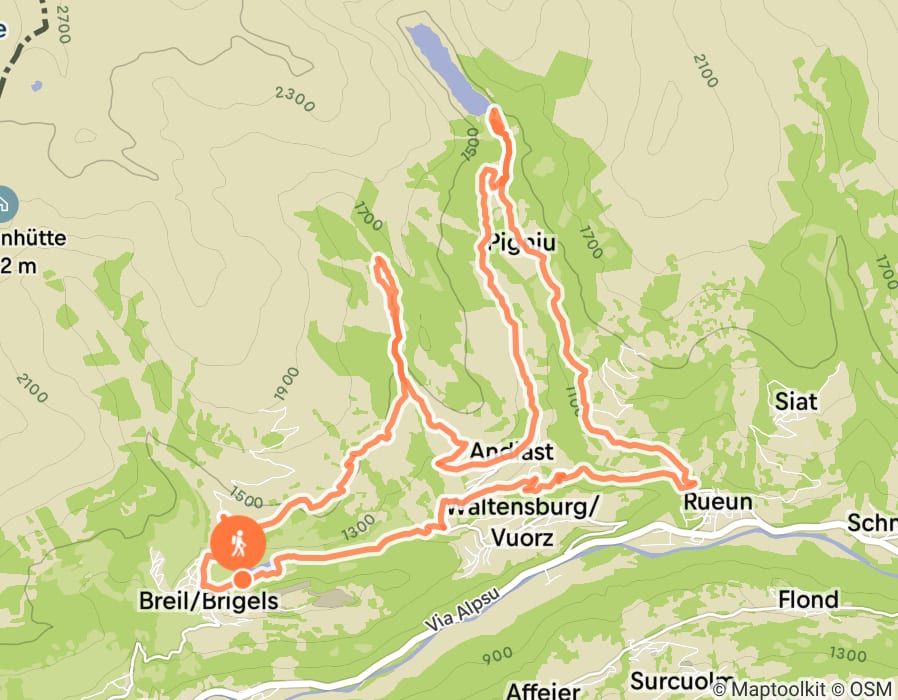 Karte der Tour