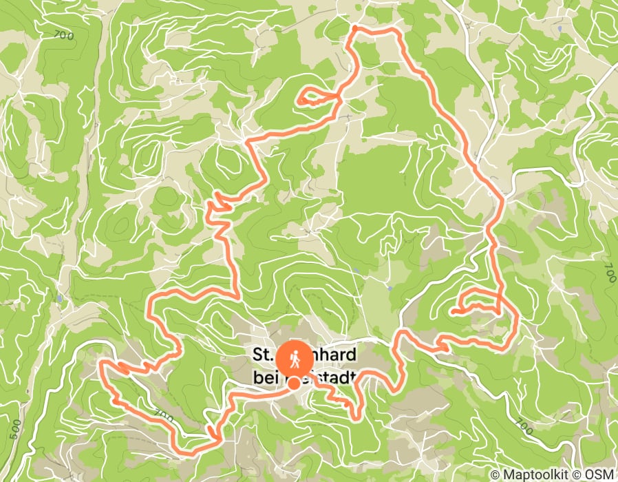 Karte der Tour