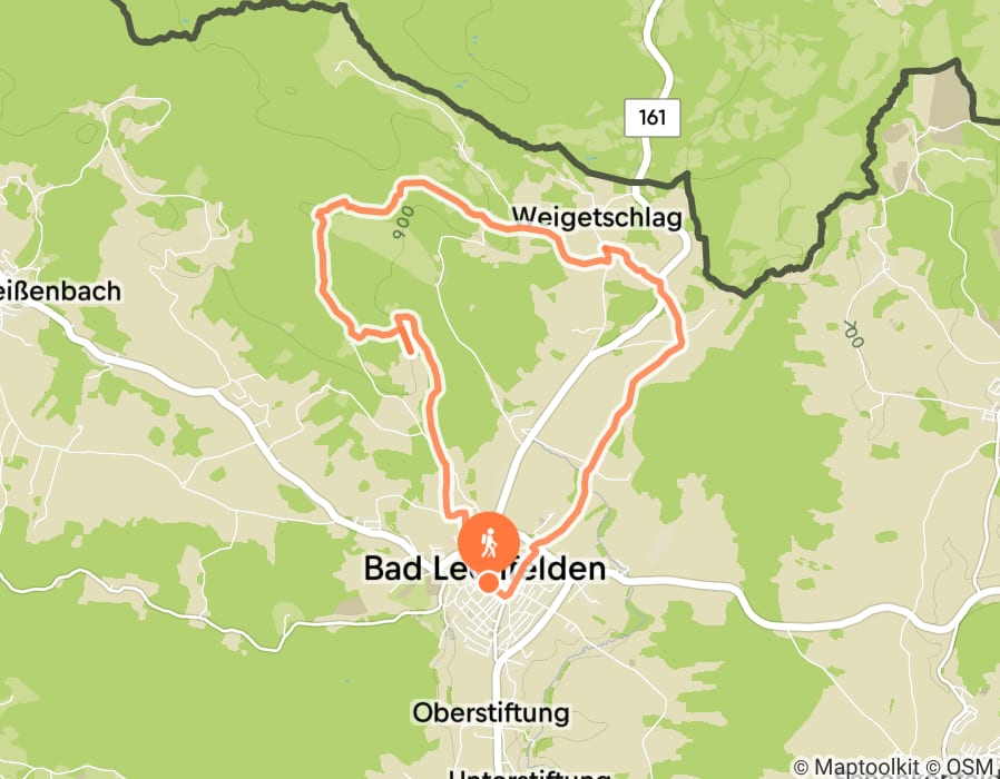 Karte der Tour