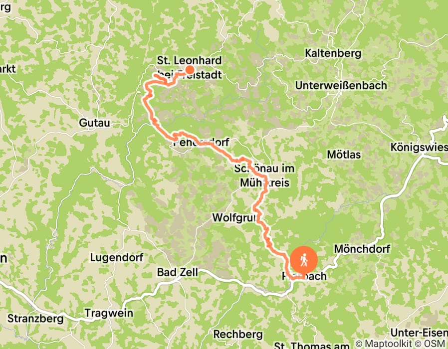 Karte der Tour