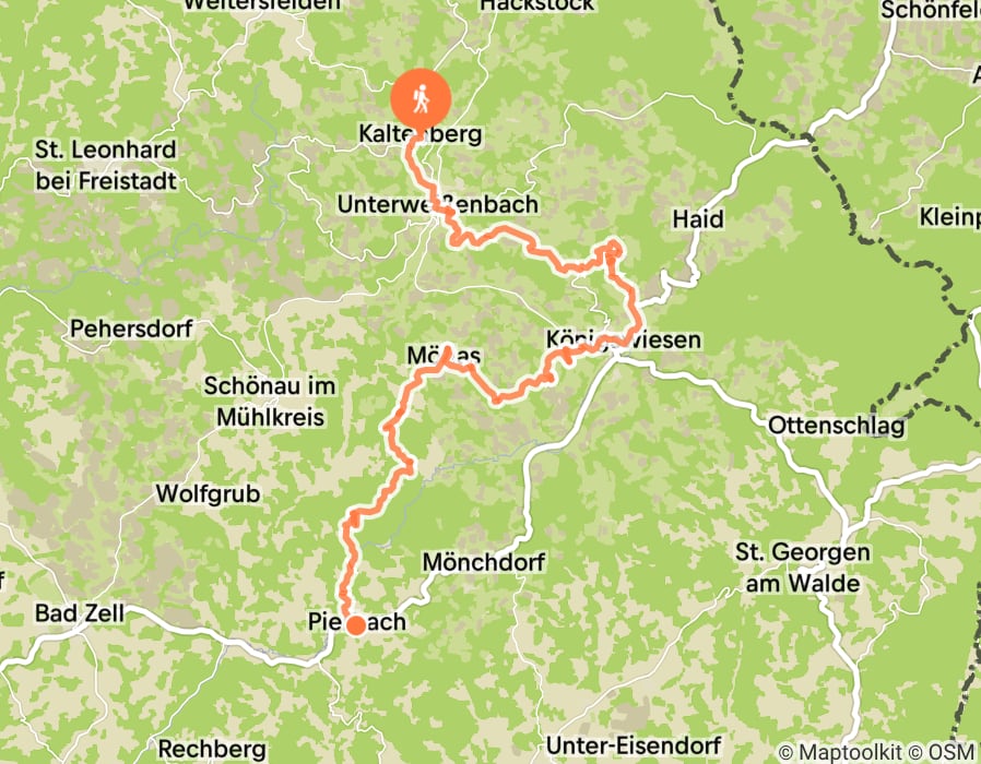 Karte der Tour