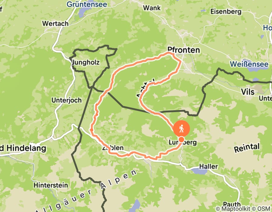 Karte der Tour