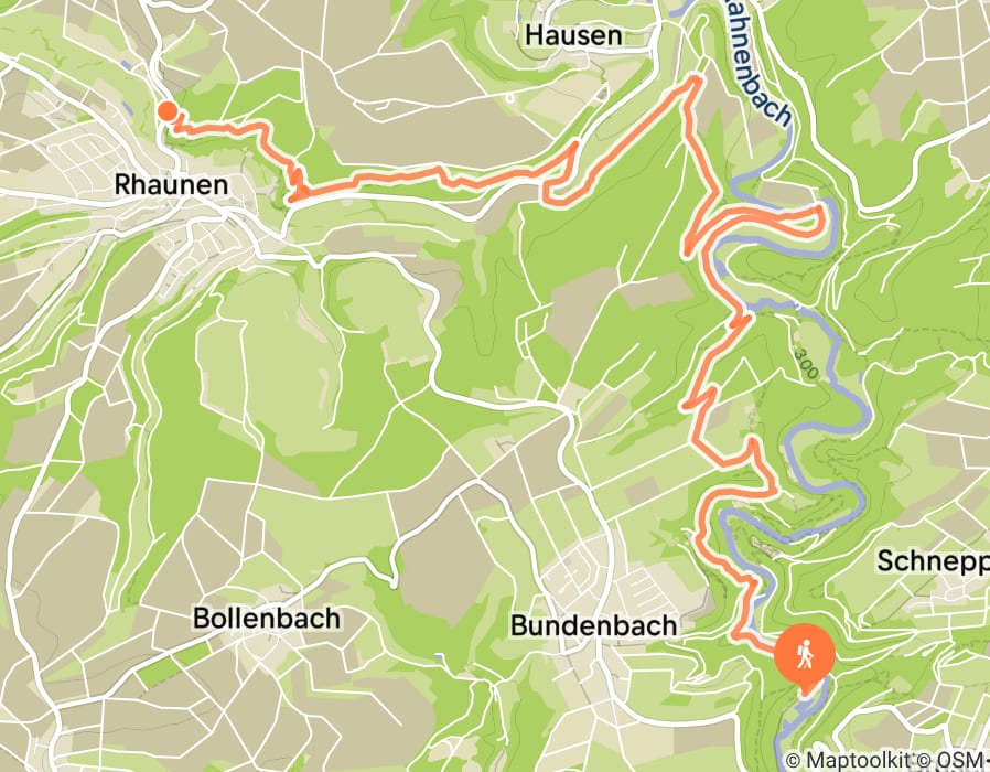 Karte der Tour