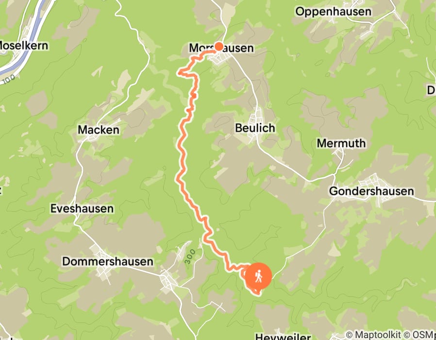 Karte der Tour