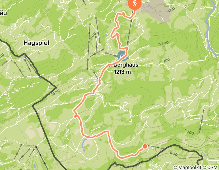 Karte der Tour