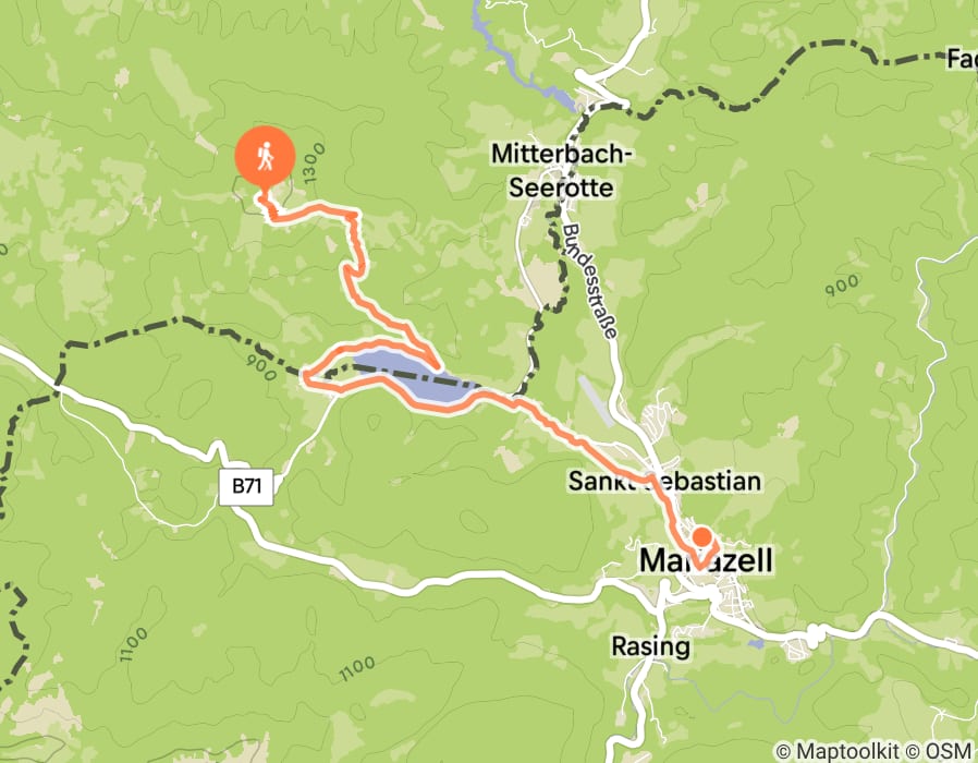 Karte der Tour