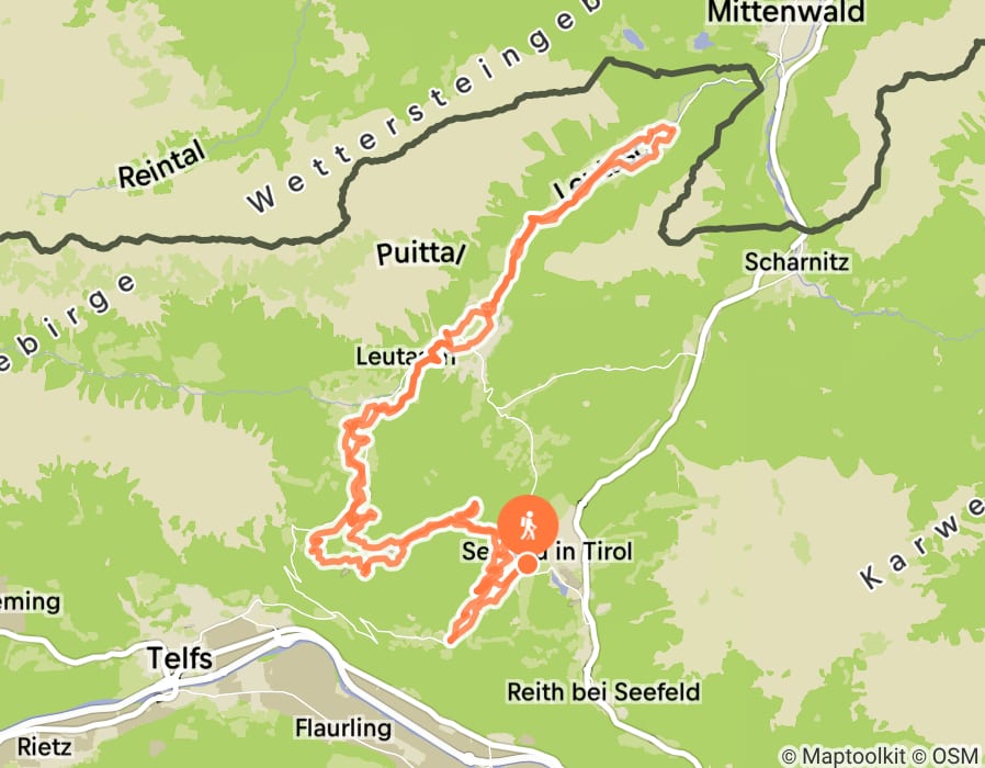 Karte der Tour