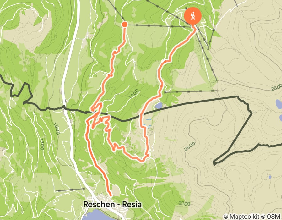 Karte der Tour