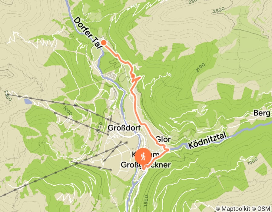 Karte der Tour