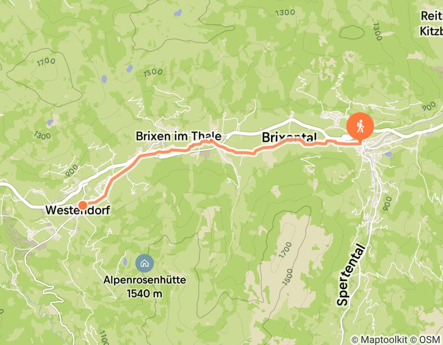 Karte der Tour
