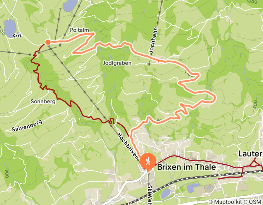 Karte der Tour