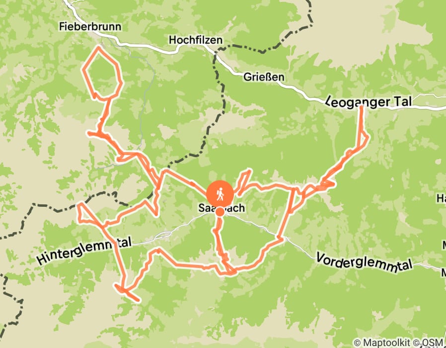 Karte der Tour