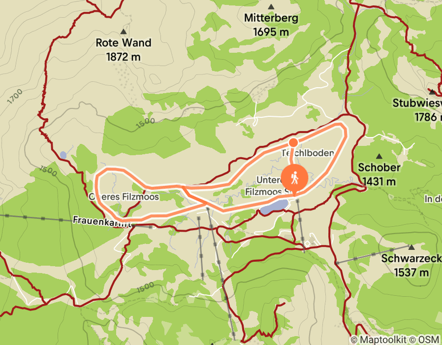 Karte der Tour