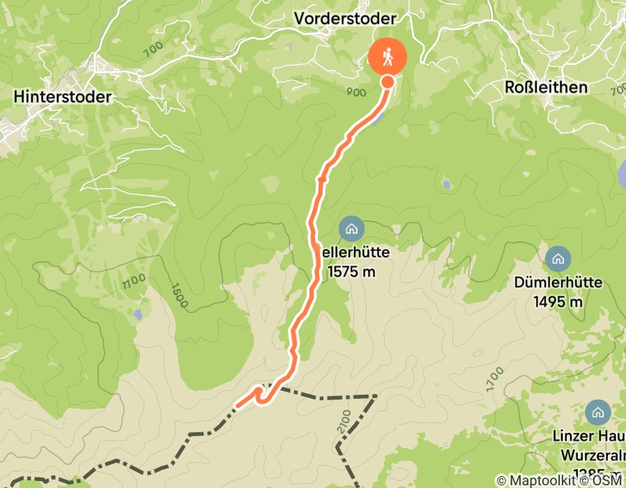 Karte der Tour