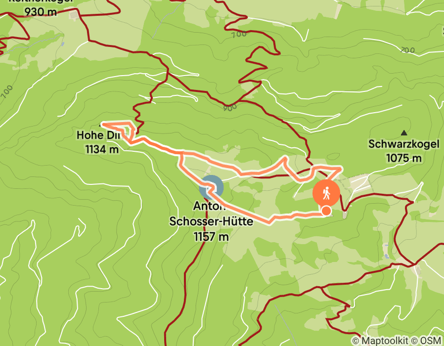 Karte der Tour