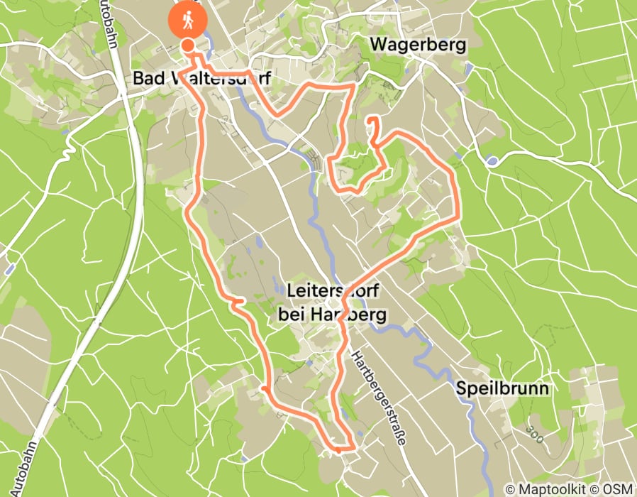 Karte der Tour