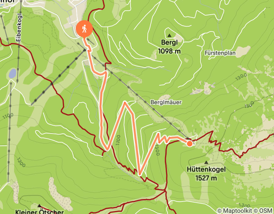 Karte der Tour