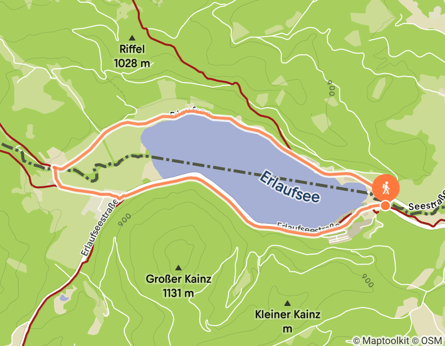 Karte der Tour