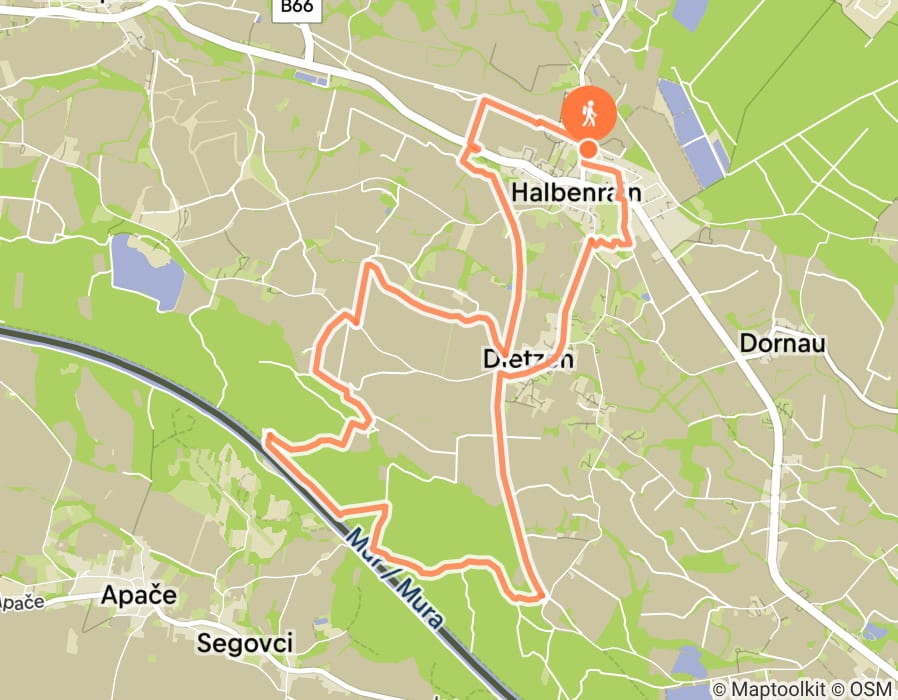 Karte der Tour