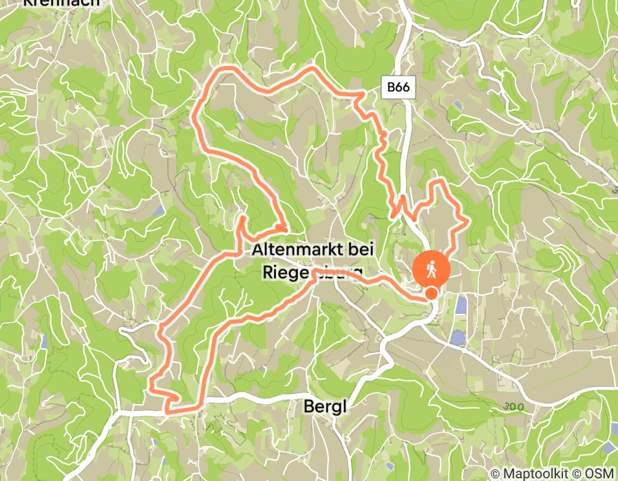 Karte der Tour