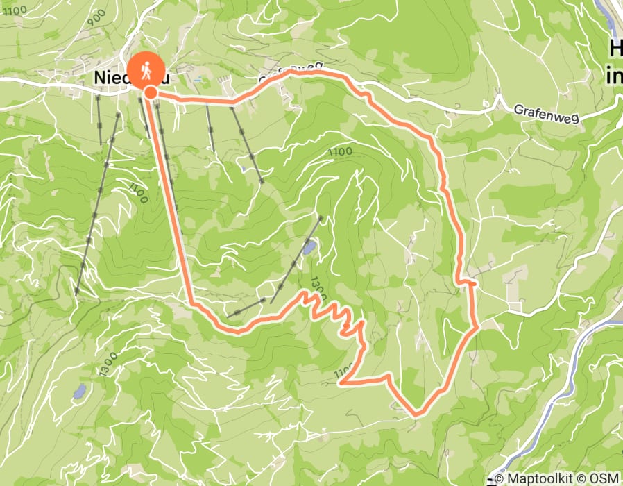 Karte der Tour