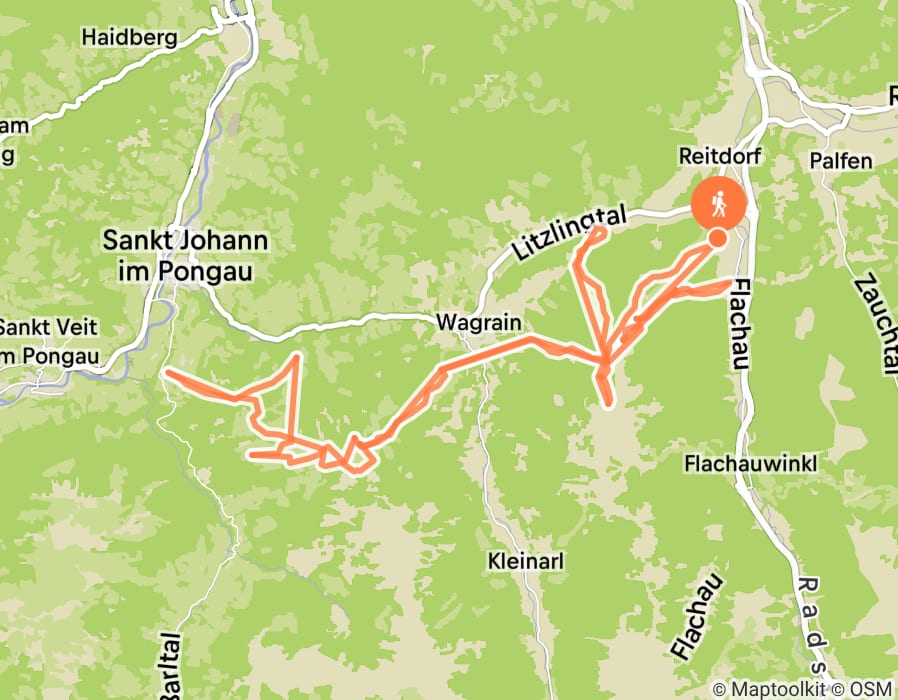 Karte der Tour