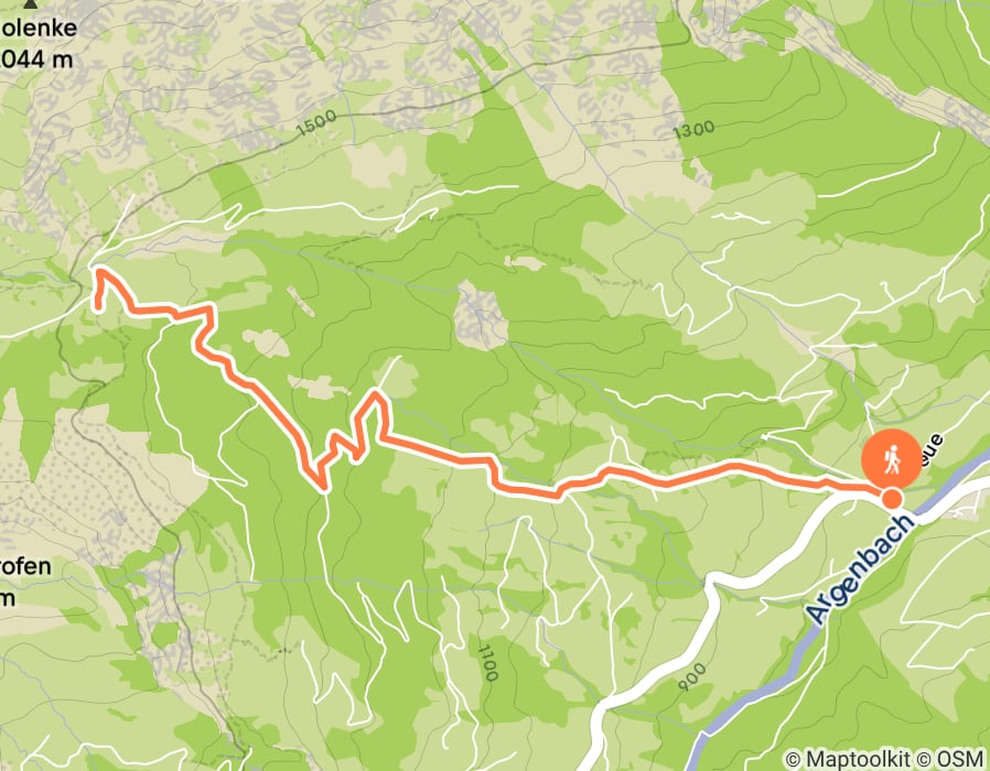 Karte der Tour