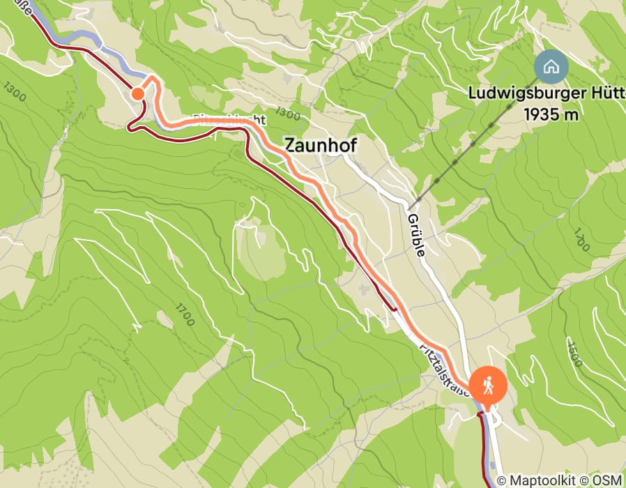 Karte der Tour