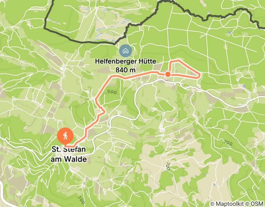 Karte der Tour