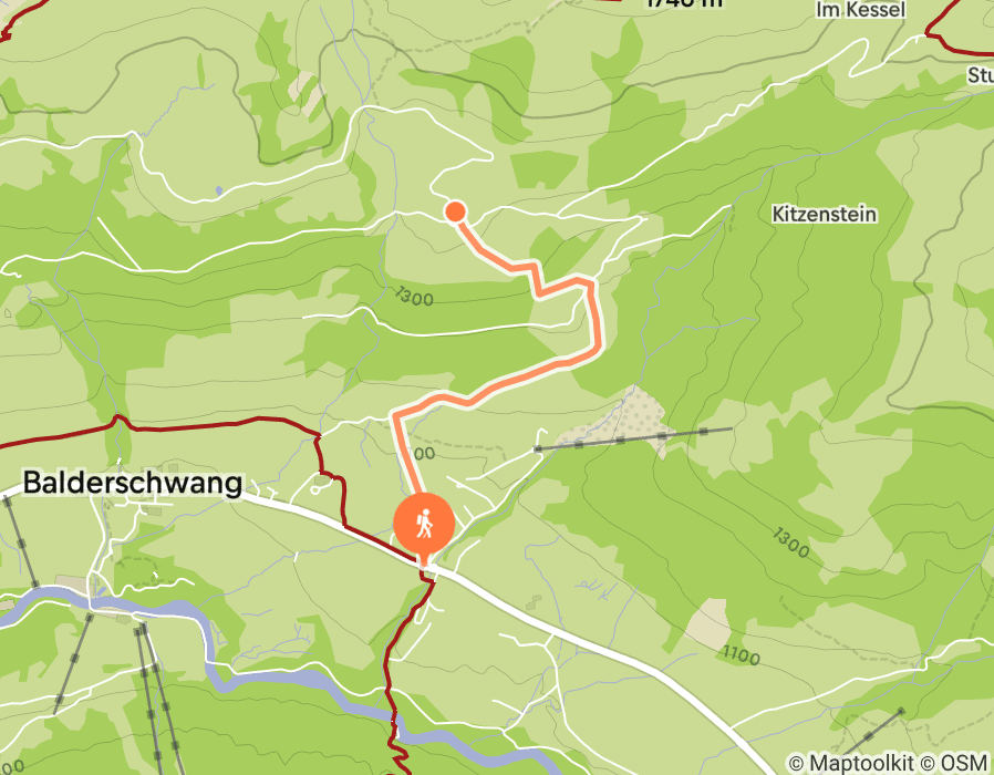 Karte der Tour