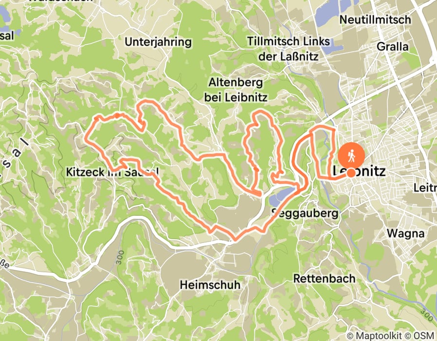 Karte der Tour