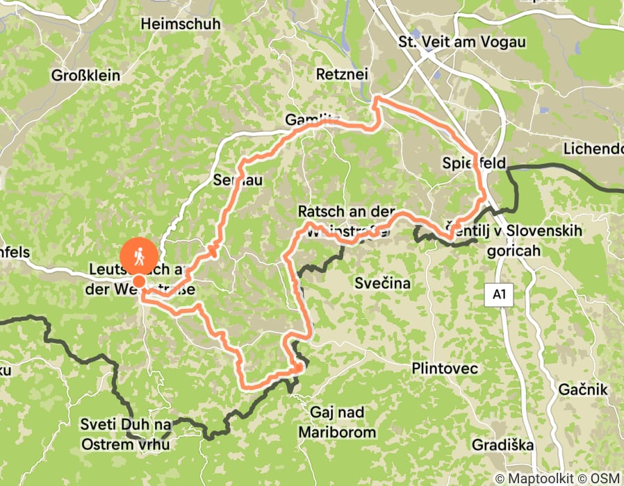 Karte der Tour