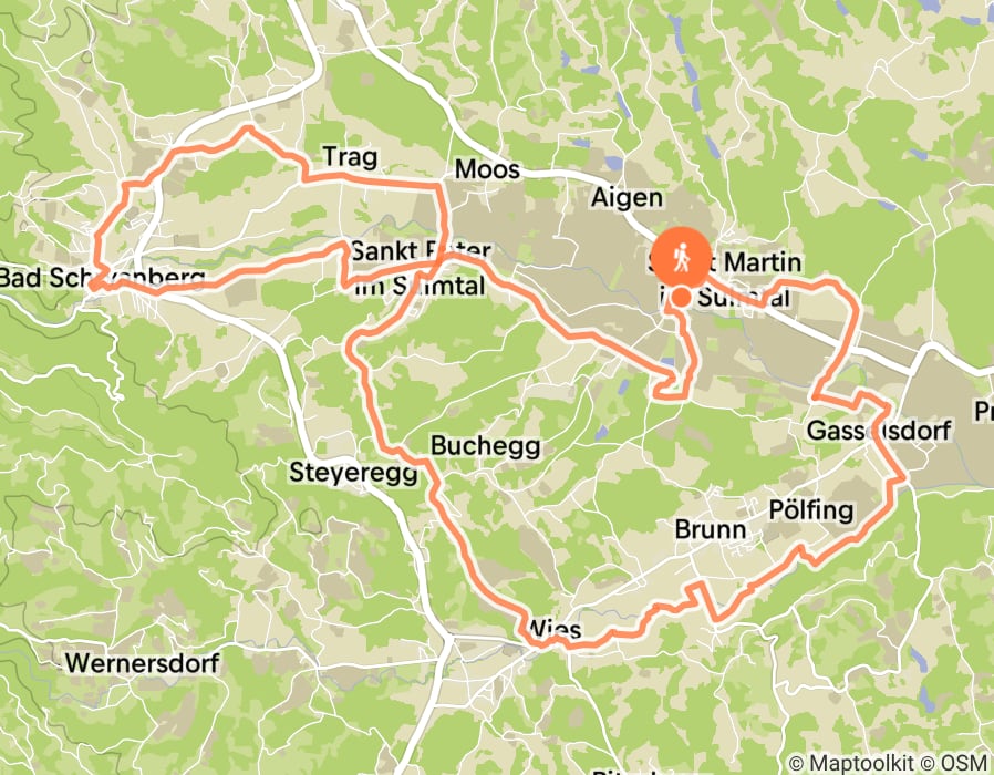 Karte der Tour